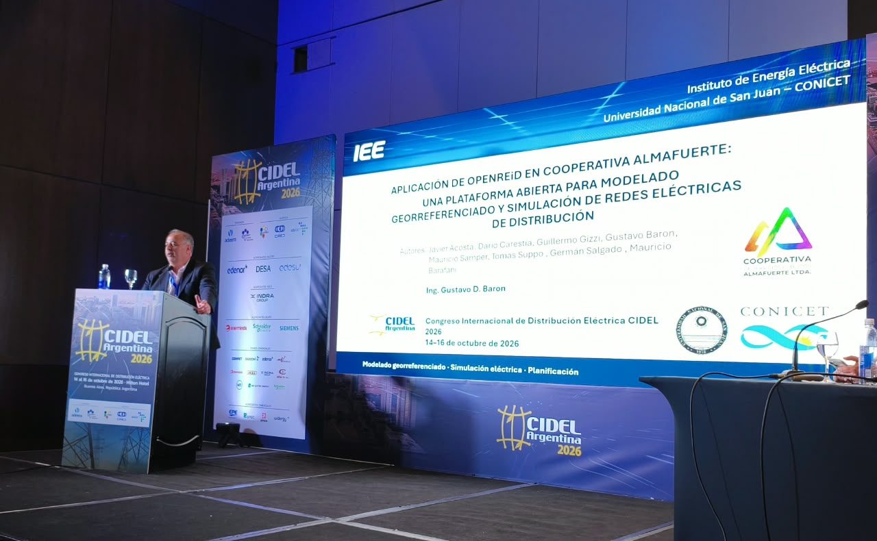 El IEE UNSJ-CONICET y la Cooperativa Almafuerte presentaron una experiencia de innovación en el CIDEL 2026